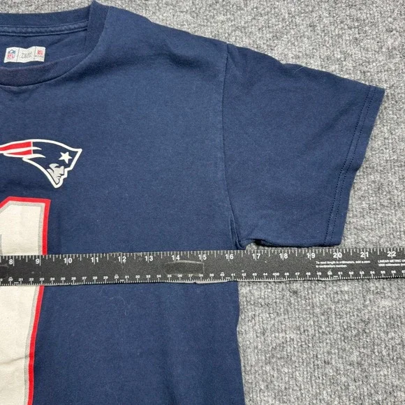 Cam Newton 1 New England Patriots NFL Team Apparel Shirt Mens S Blue Football - Picture 9 of 10